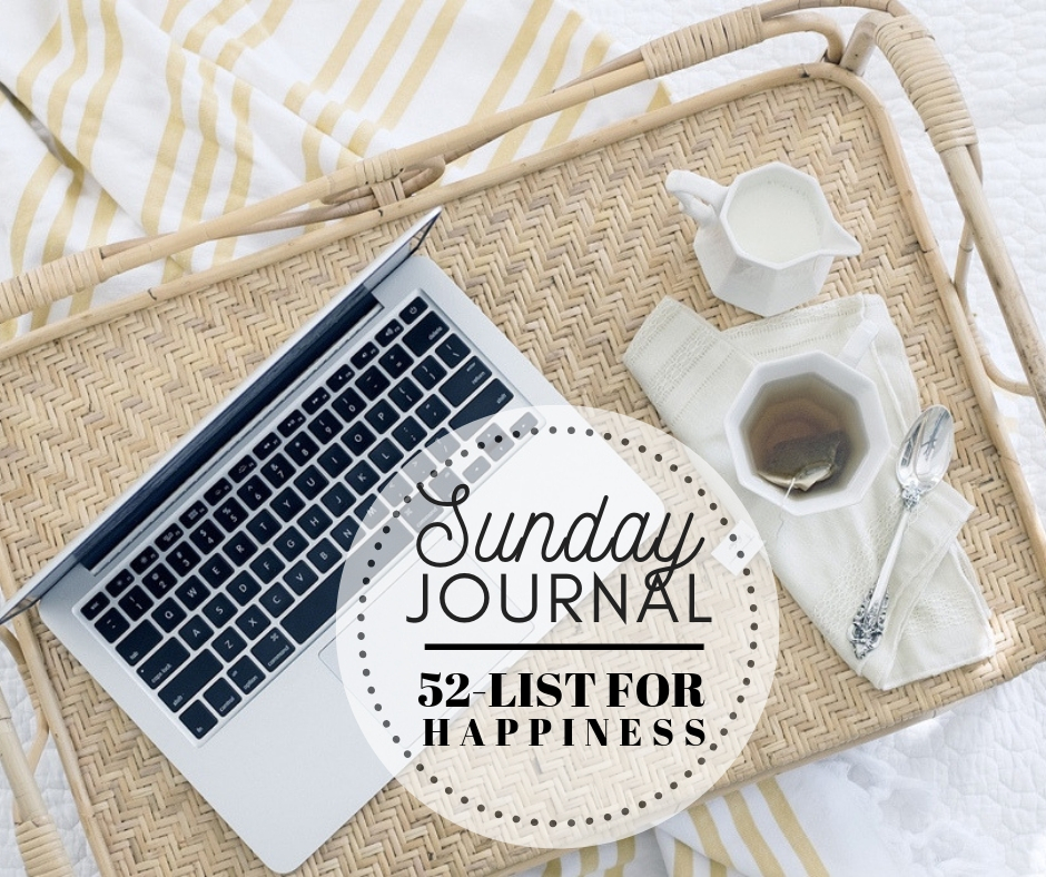 Sunday Journal: Chit-Chat … 52 List for Happiness [#21]