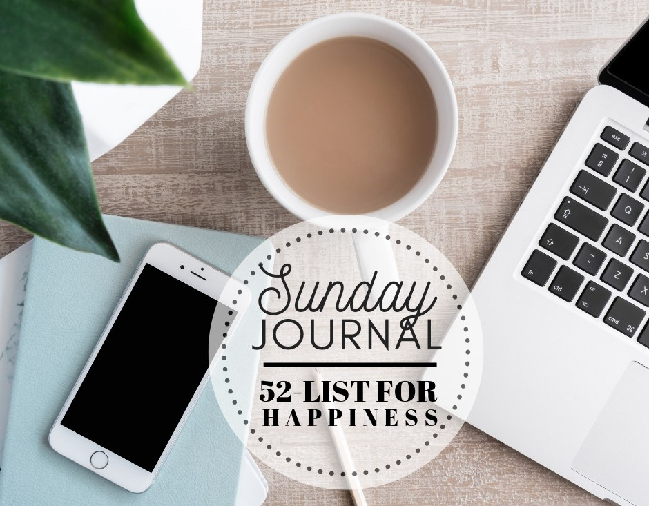 Sunday Journal: Chit-Chat … 52 List for Happiness [#50-52]