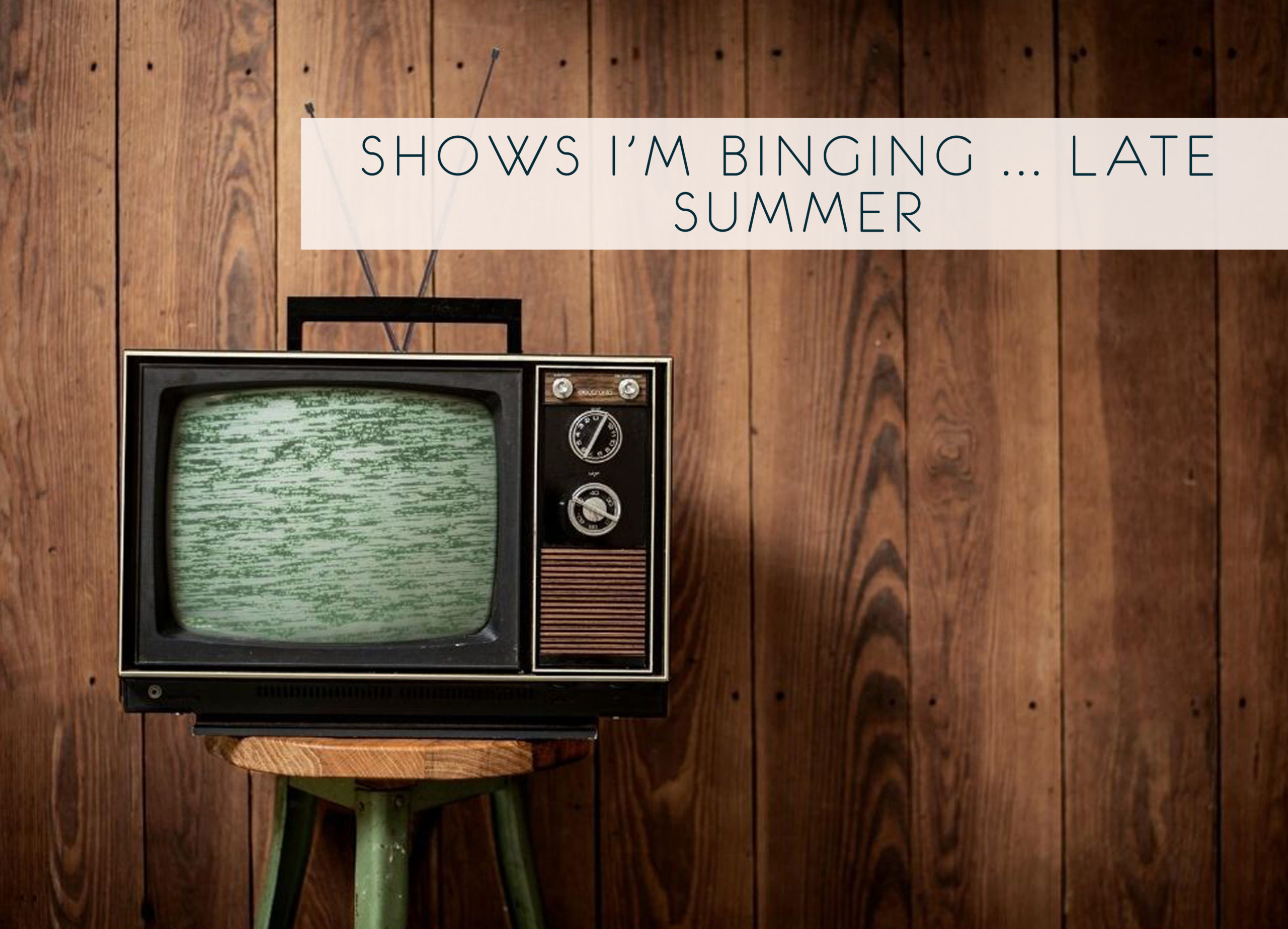 Shows I’m Binging … Late-Summer