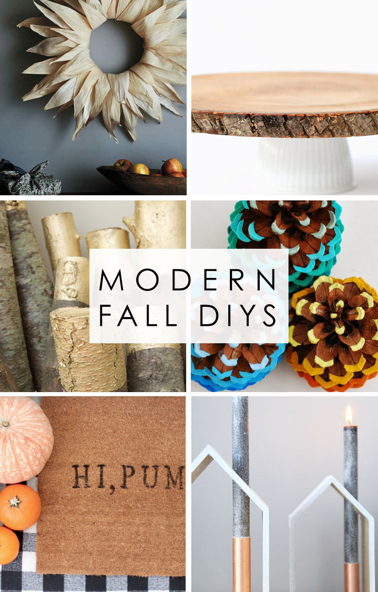 6 Modern Fall DIYs PIN