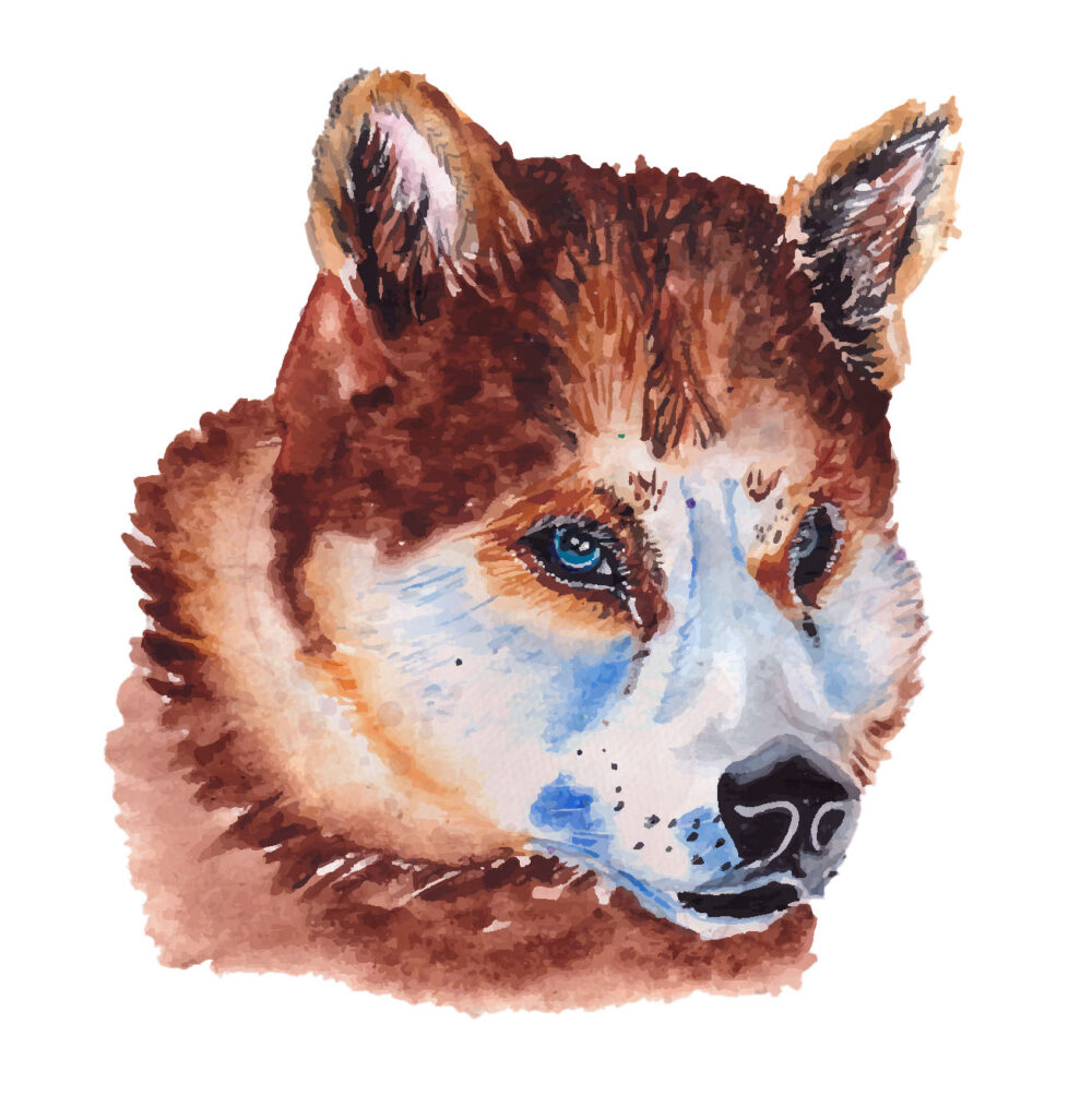 Wolf Watercolor Freepik