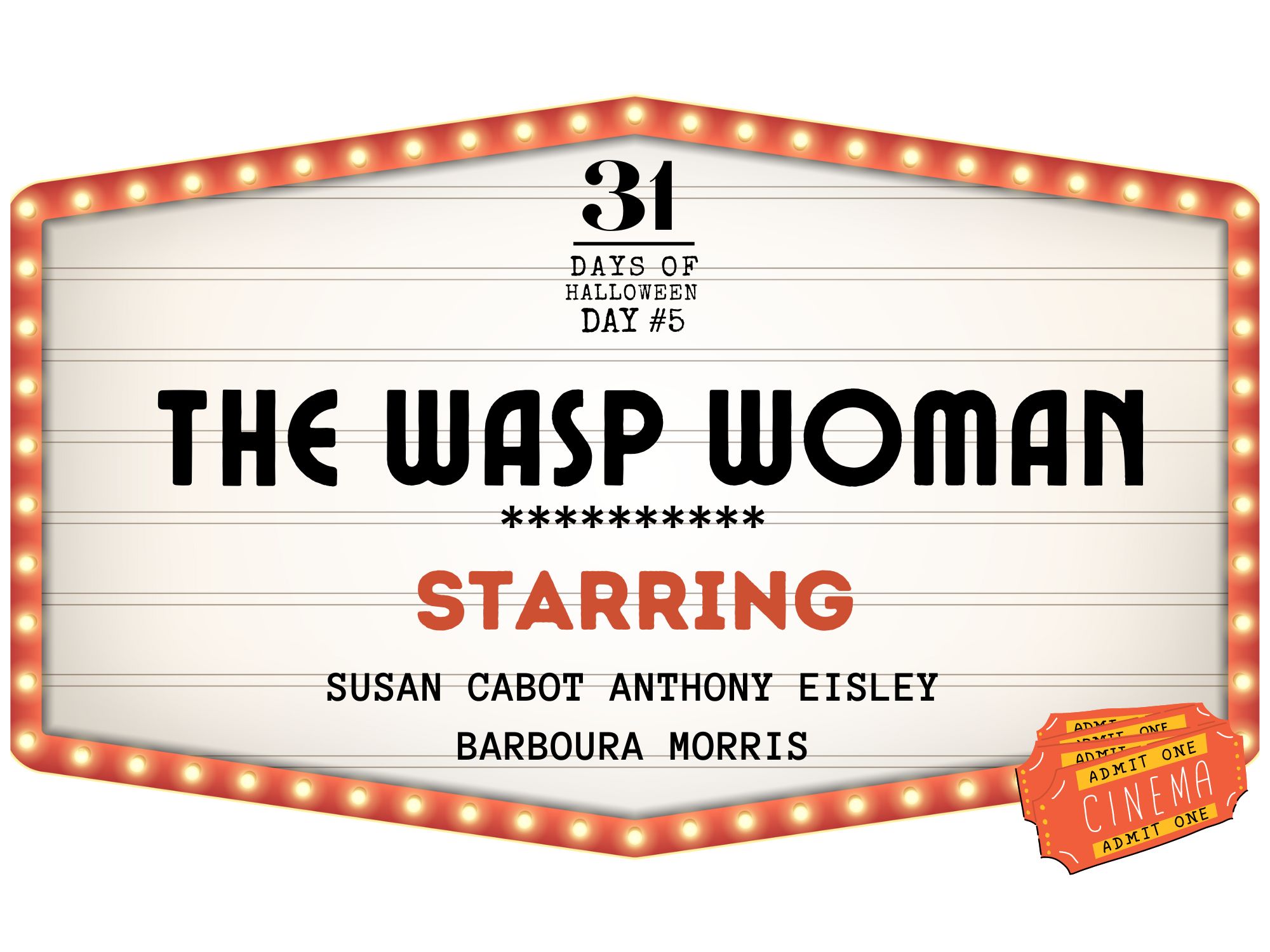 31 Days of Halloween: Day #5, The Wasp Woman