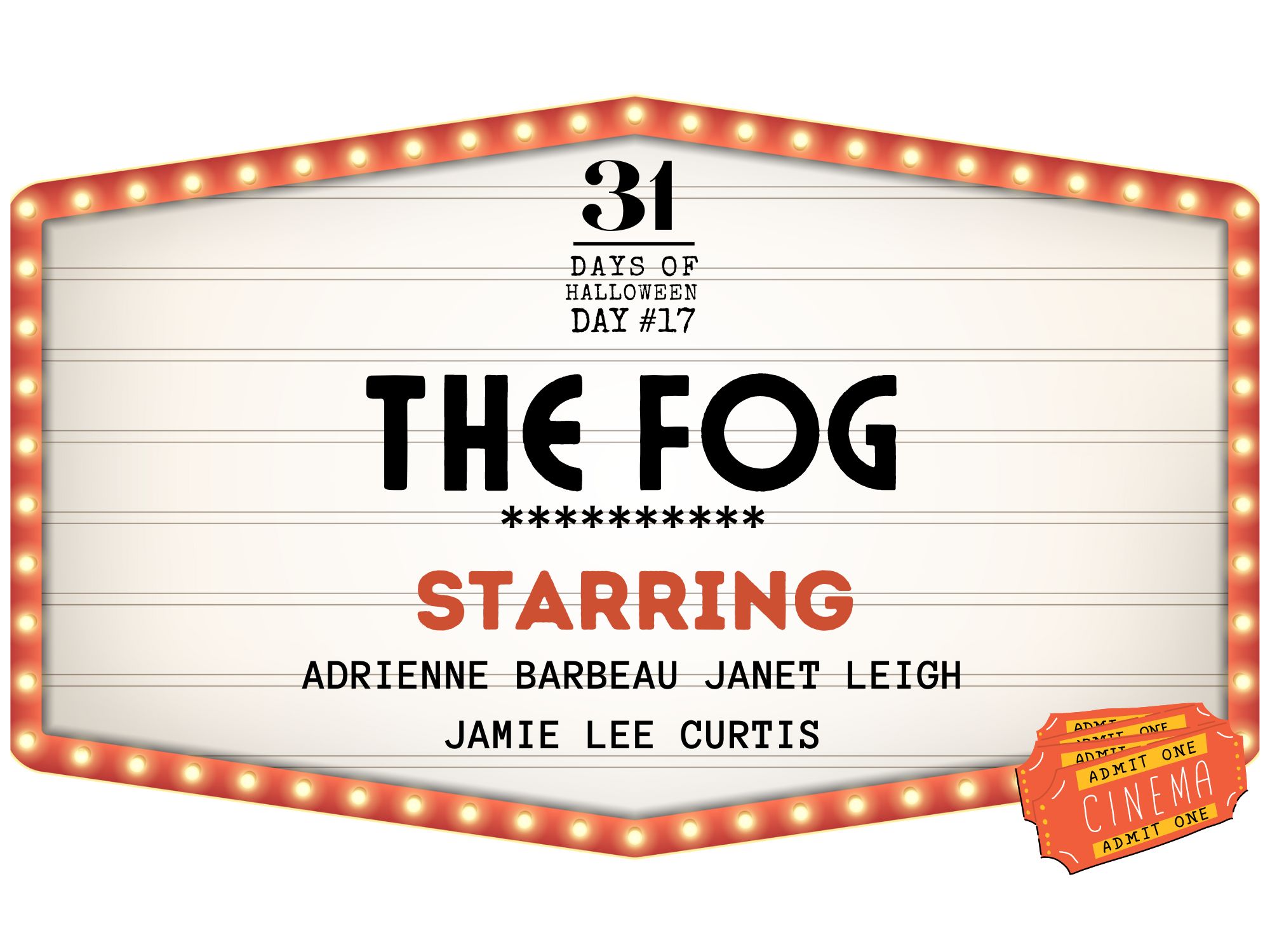 31 Days of Halloween: Day #17, The Fog