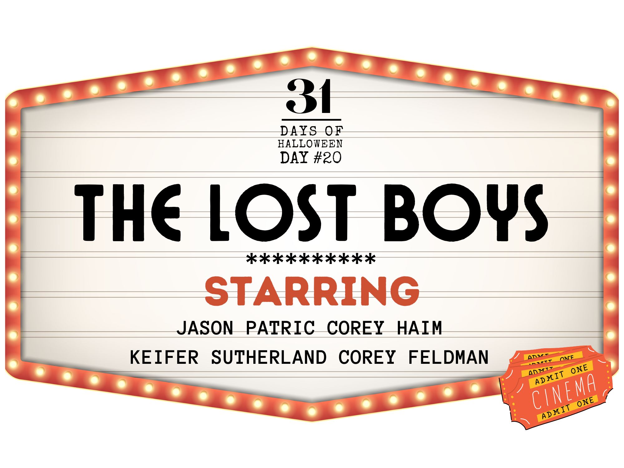 31 Days of Halloween: Day #20, The Lost Boys