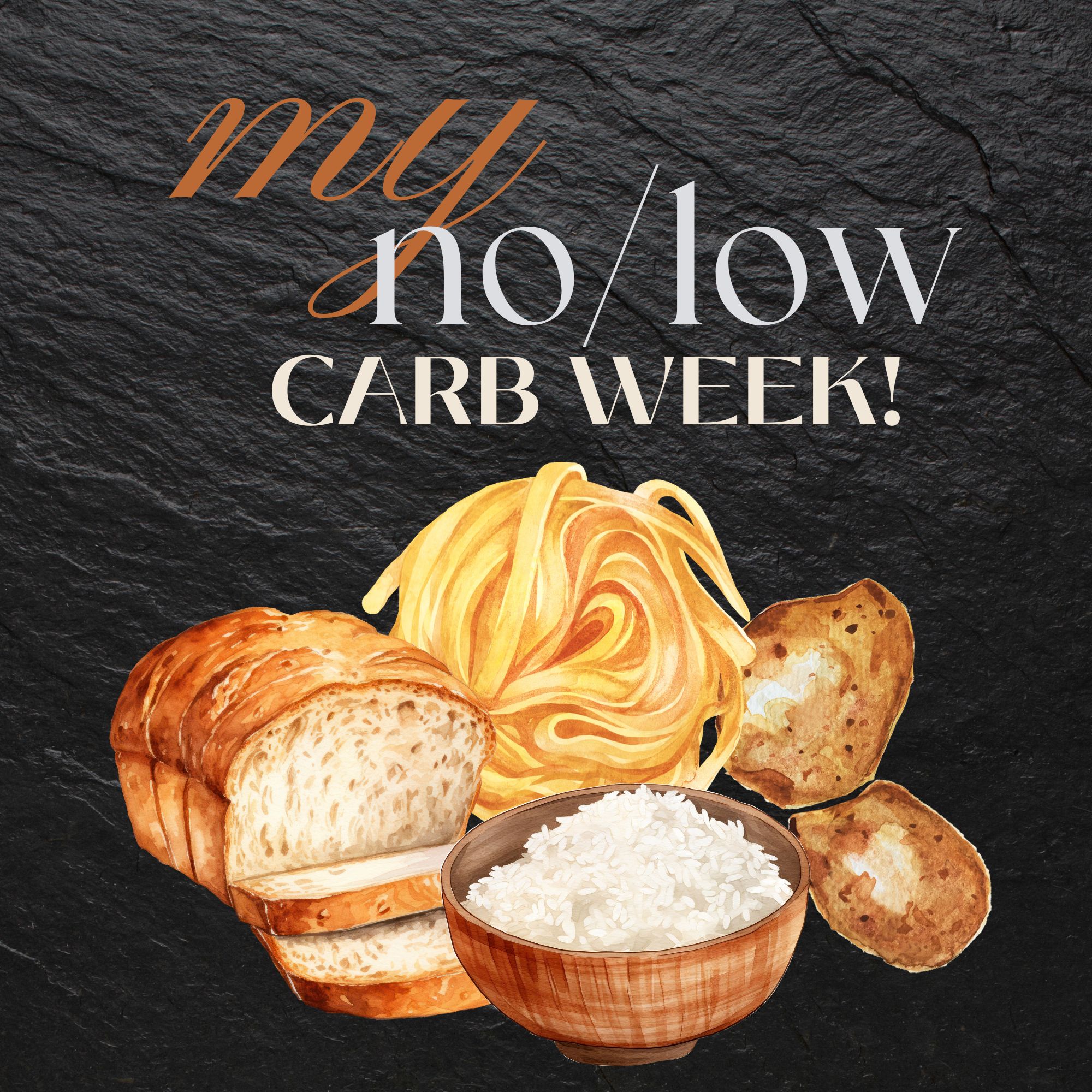 My No/Low Carb Week!