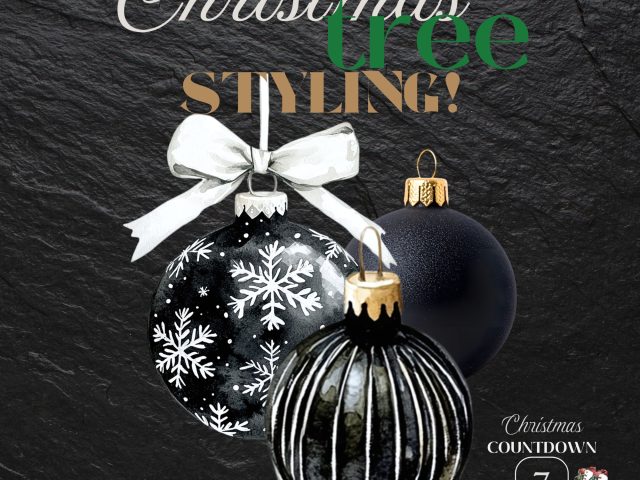 🎄❆.⛸️12 Days of Christmas (Day 6-7)…Christmas Tree Styling