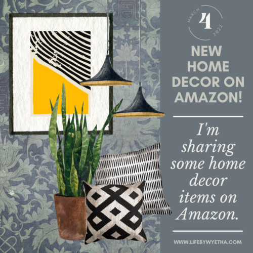 MARCH 4:New Home Decor At Amazon!