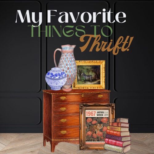 My Favorite Things to Thrift!