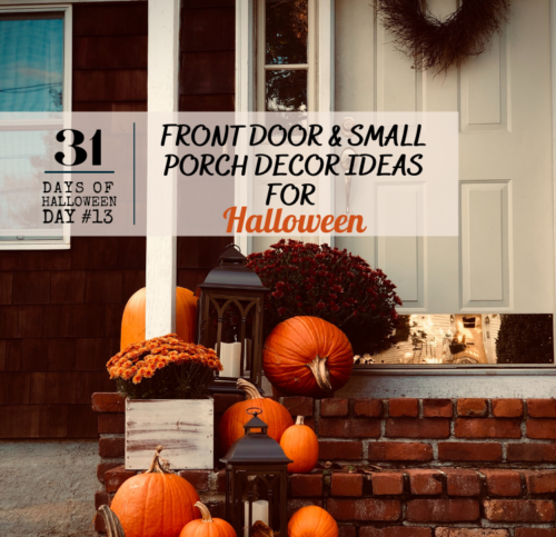 Front porch Decor for Halloween