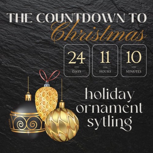 The Countdown to Christmas ...Ornament Styling