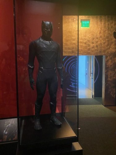 NMAACH, AFRO Futurism Exhibit: Black Panther Costume worn by Chadwick Boseman