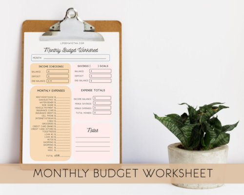 MONthly budget